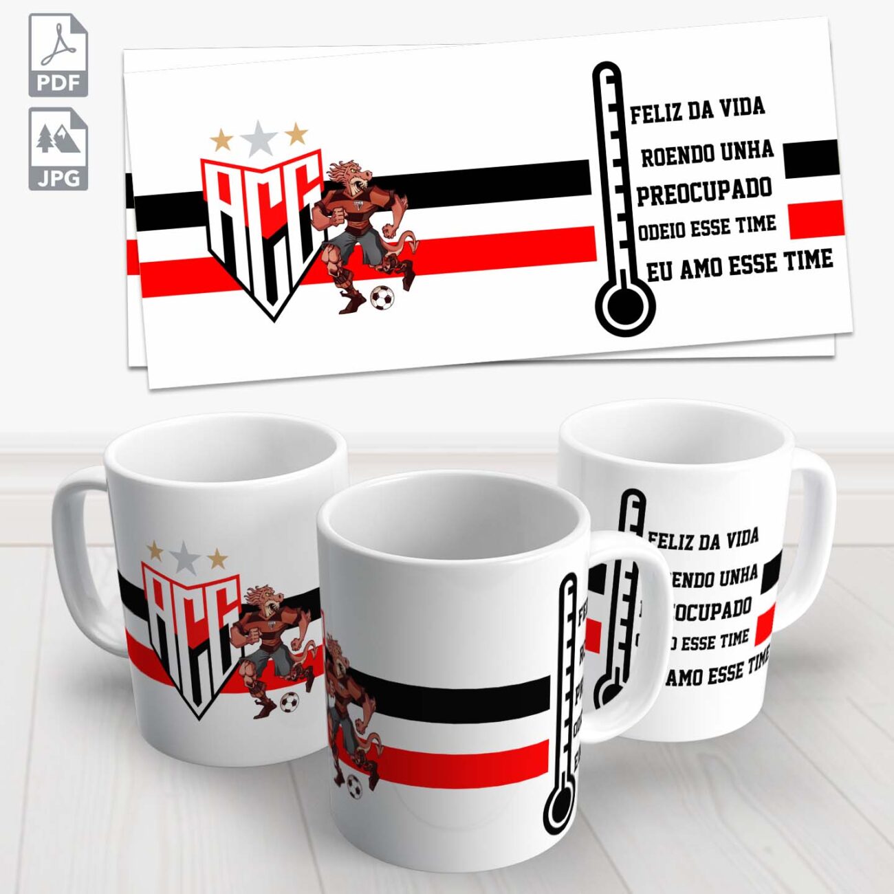 caneca chopp atletico goianiense