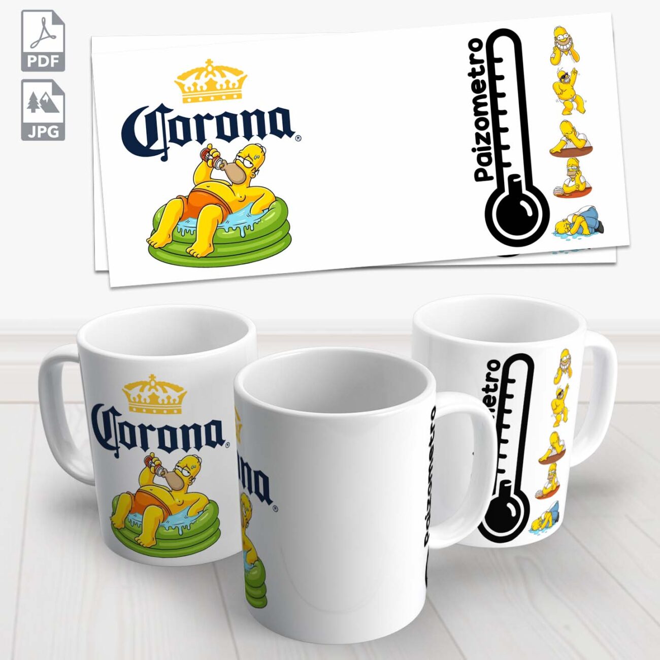 caneca chopp corona