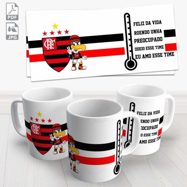 caneca chopp flamengo