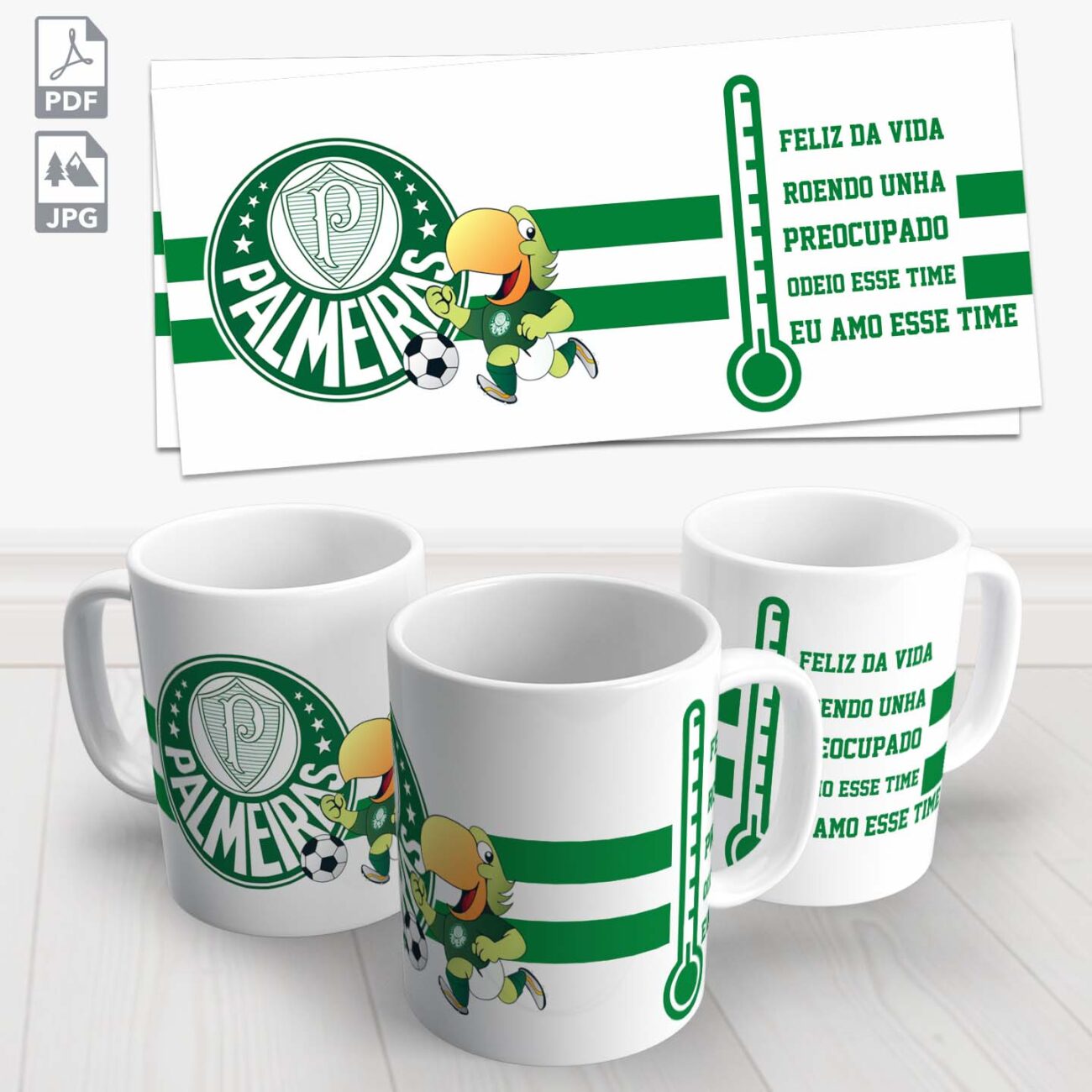 caneca chopp palmeiras