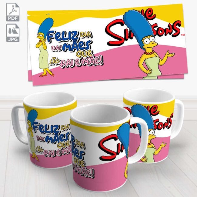 caneca dia dos pais simpsons 8