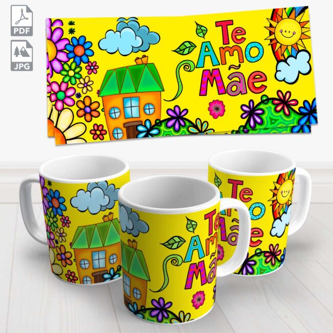 caneca dias das maes colors 2