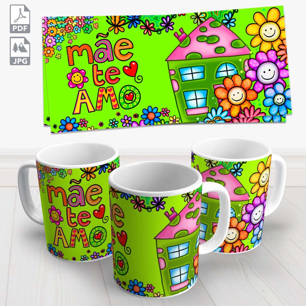 caneca dias das maes colors 4