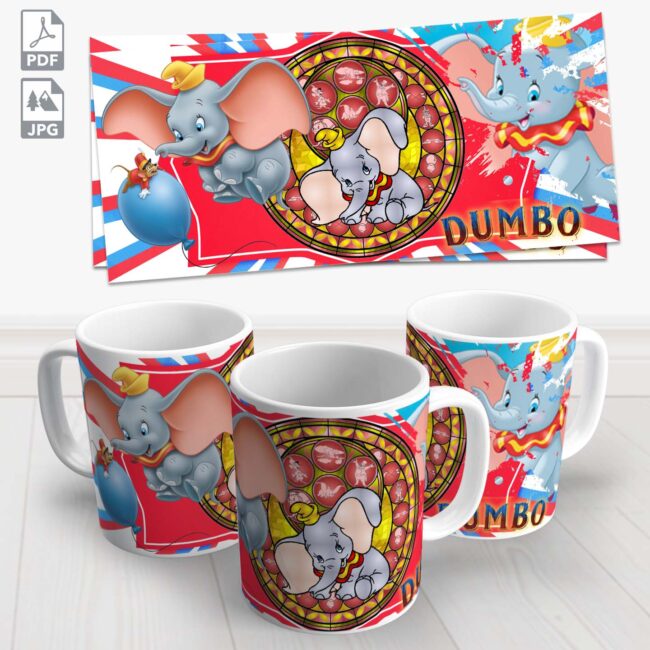 caneca disney dumbo