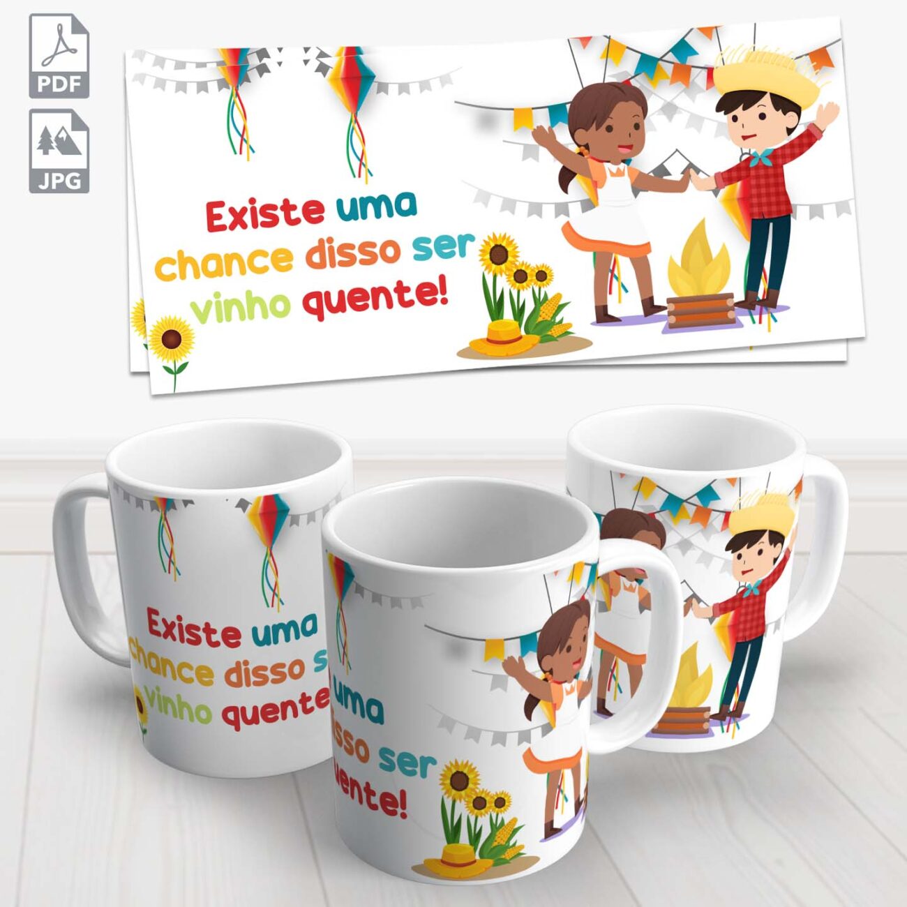 caneca festa junina