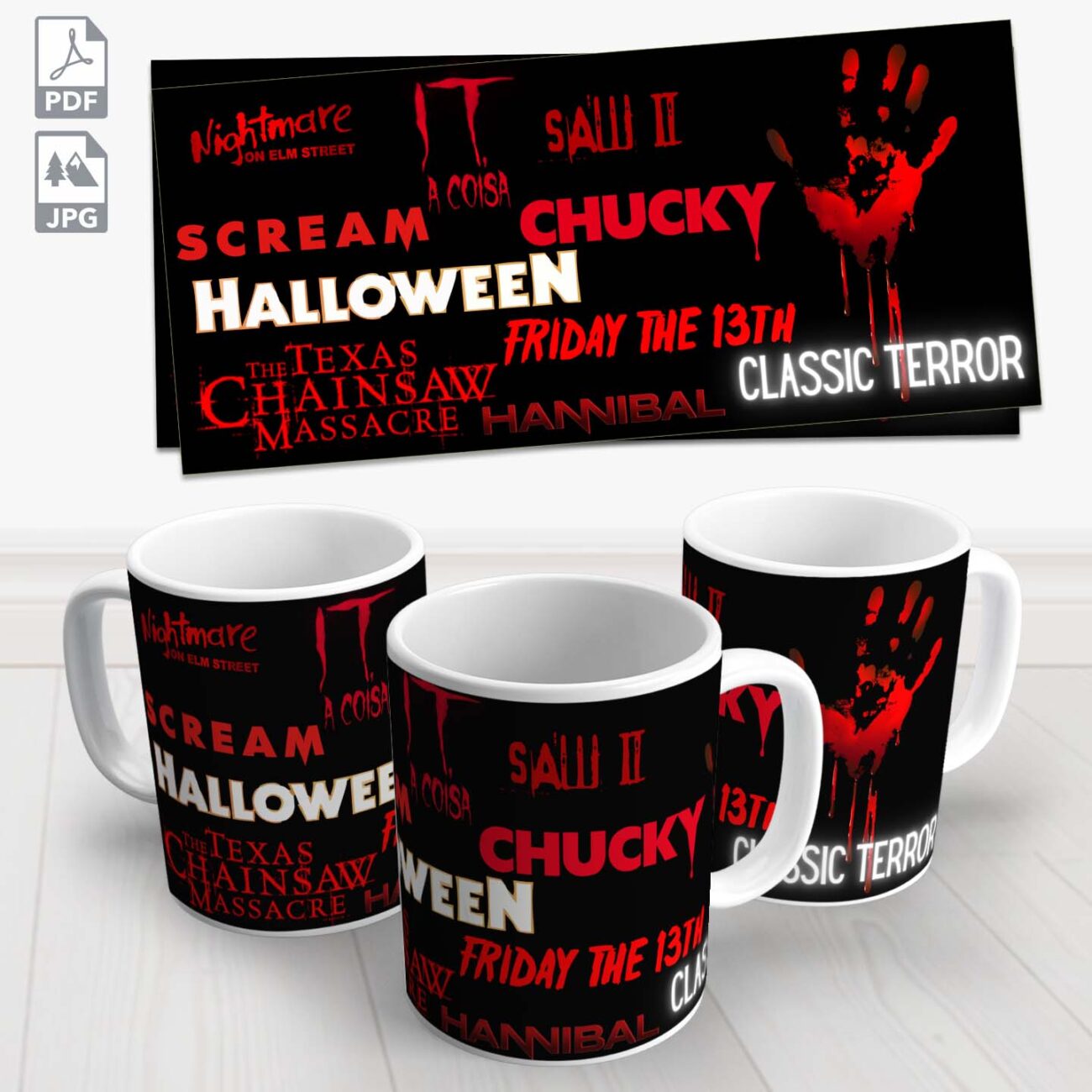 caneca halloween classic