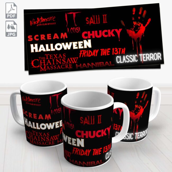 caneca halloween classic