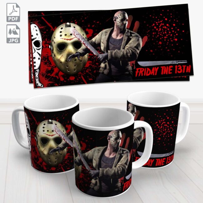 caneca halloween jason voorhees