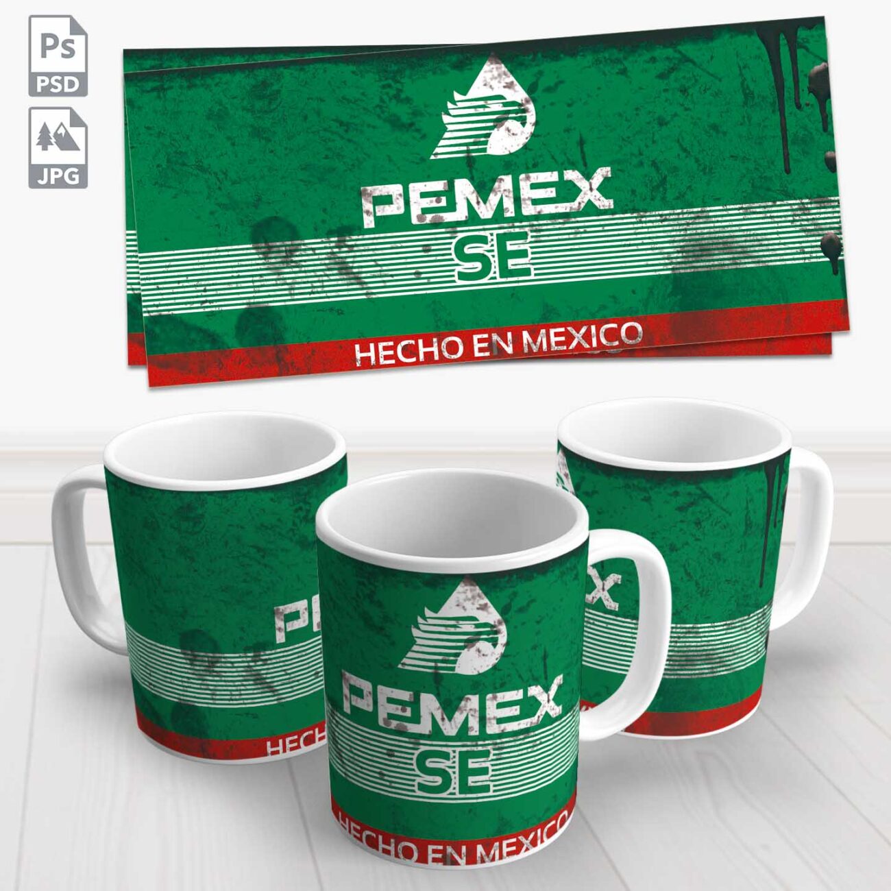 caneca lata de oleo pemex se