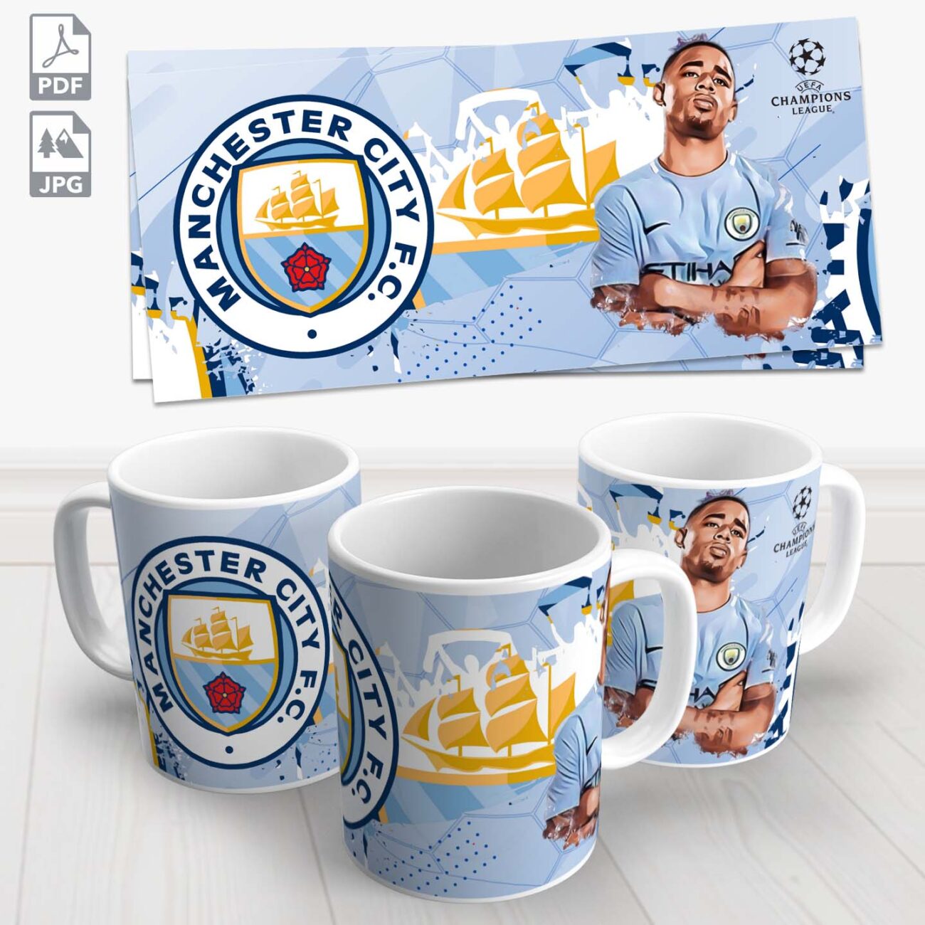 caneca manchester city