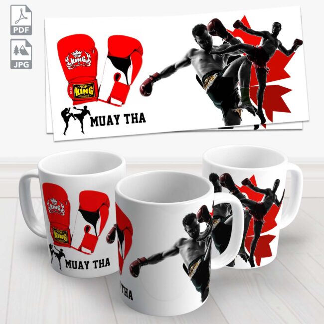 caneca muay thai artes marciais