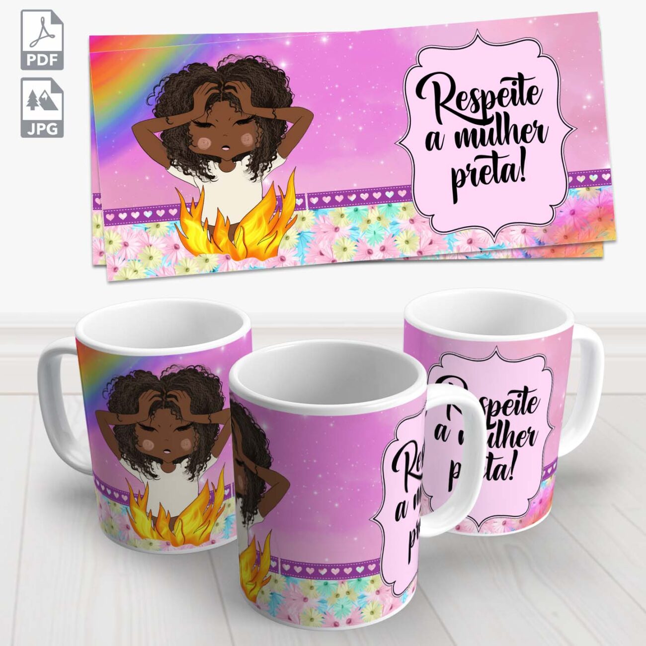 caneca mulher preta 1