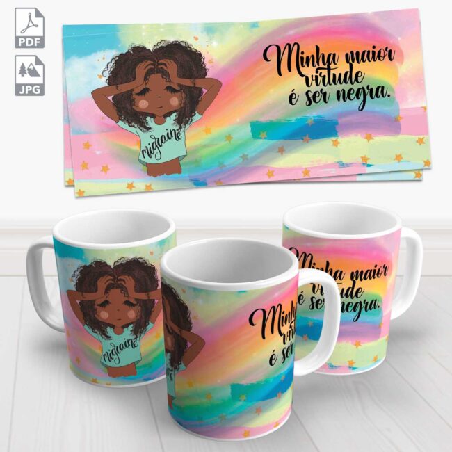 caneca mulher preta 2