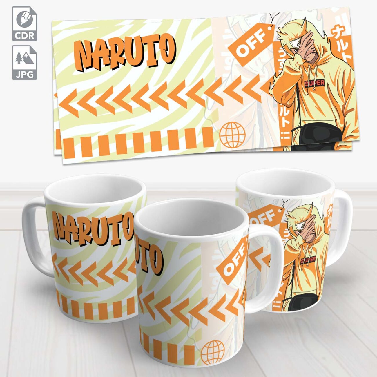 caneca naruto drip