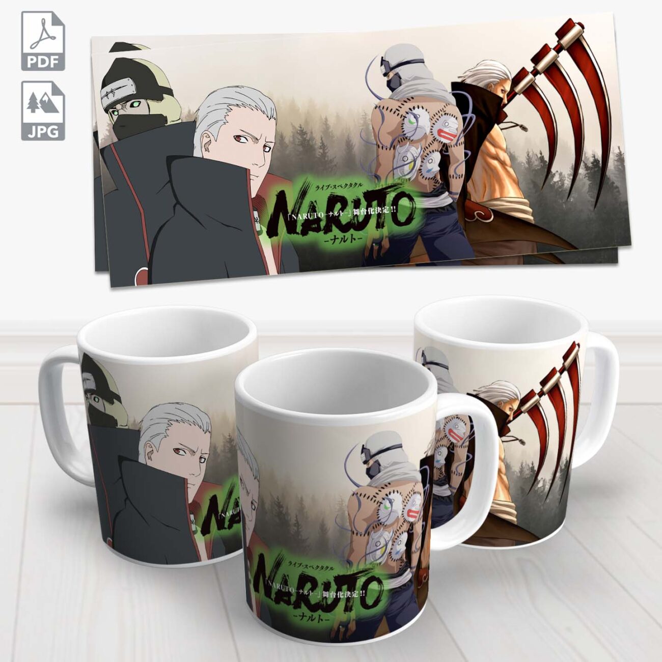 caneca naruto hidan