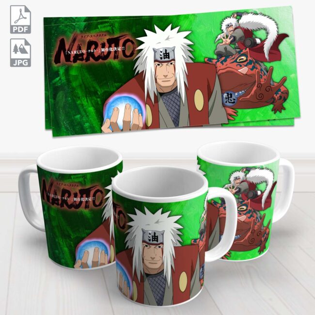 caneca naruto jiraiya