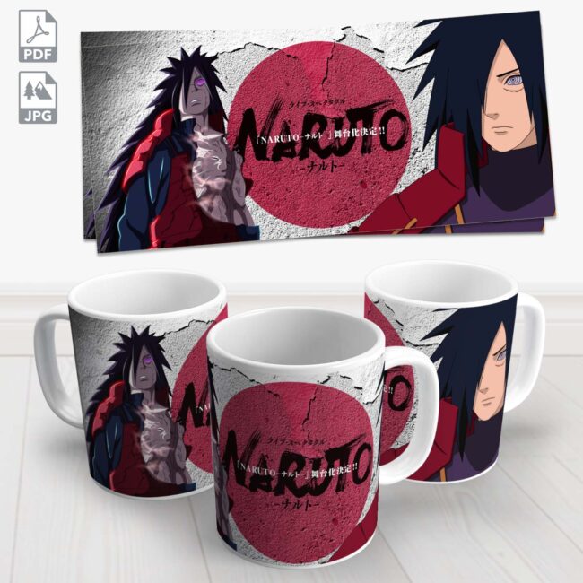 caneca naruto madara