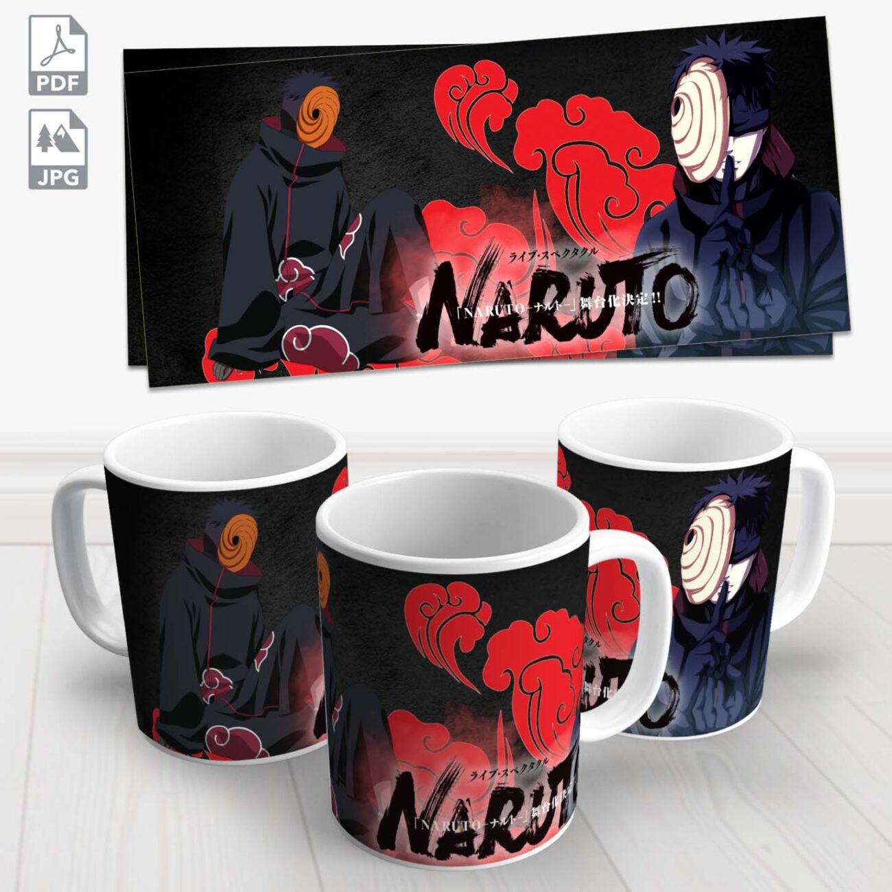 caneca naruto obito