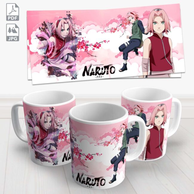 caneca naruto sakura 1