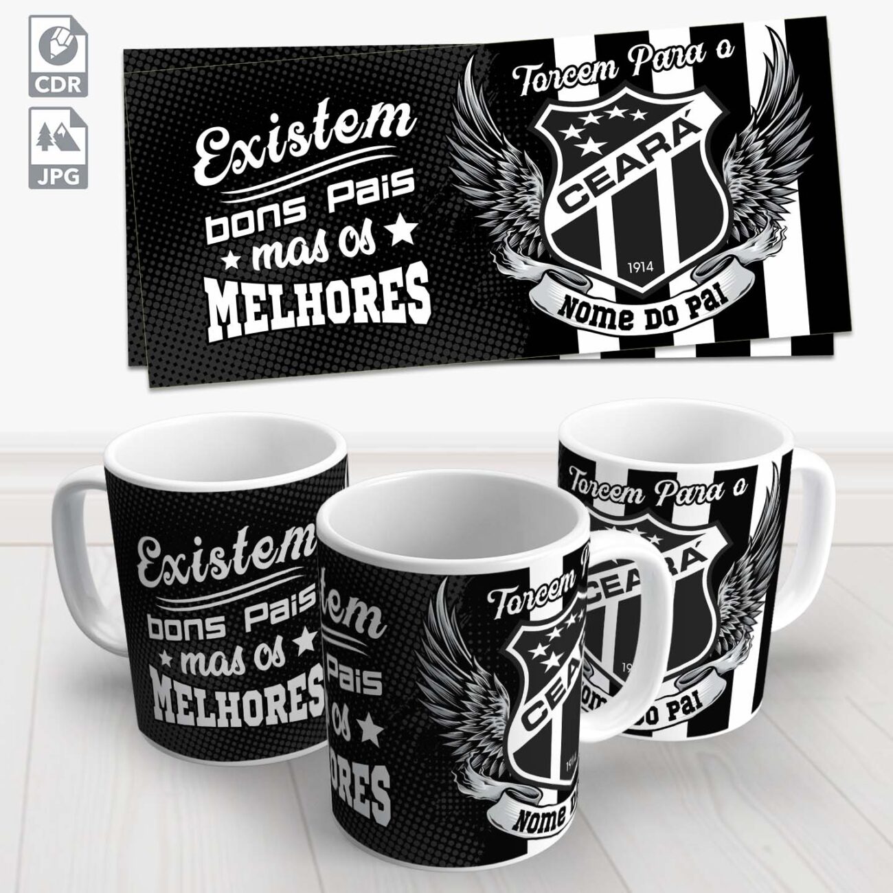 caneca dia dos pais ceara